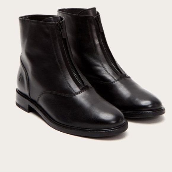 frye kelly front zip bootie